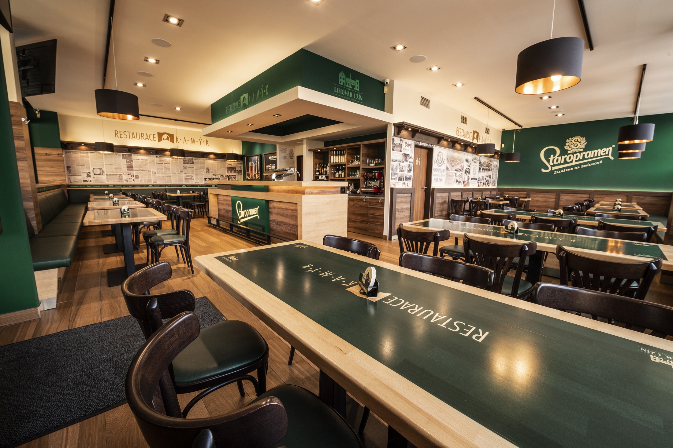 Rekonstrukce interiéru restaurace Kamýk