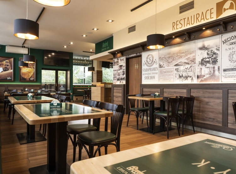 Rekonstrukce interiéru restaurace Kamýk