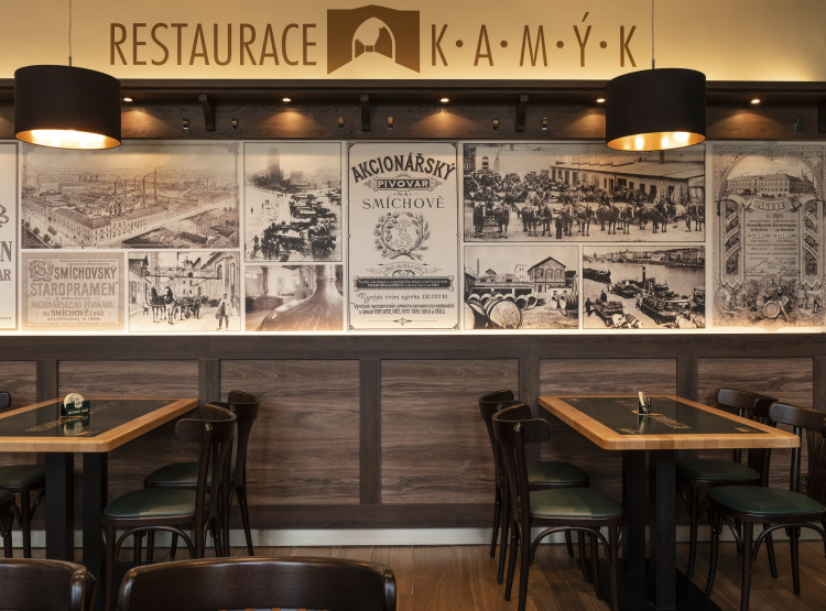 Rekonstrukce interiéru restaurace Kamýk