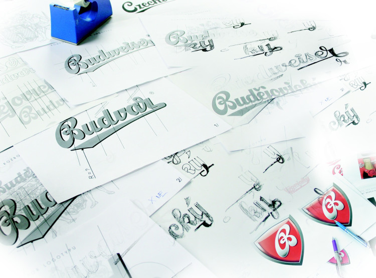 Redesign logotypů - ochranných značek pivovaru Budějovický Budvar