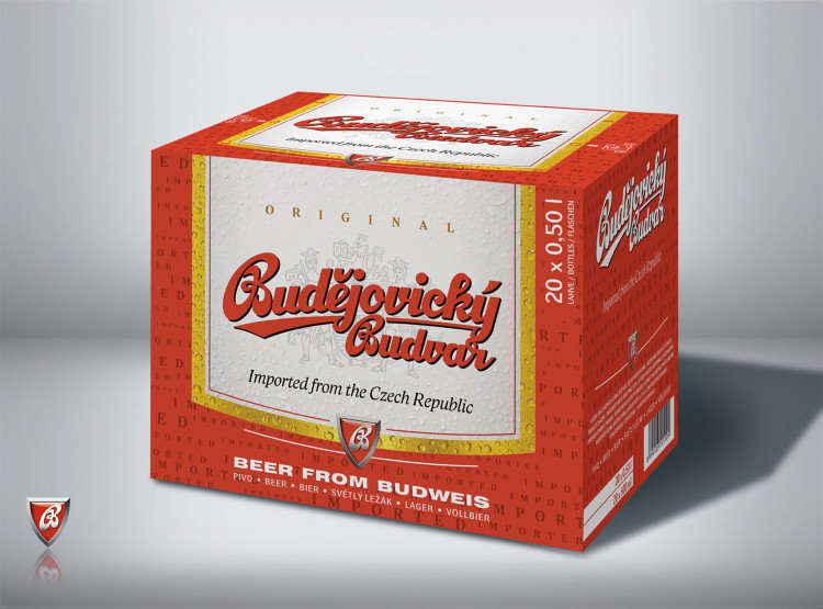 Obalový design pro pivovar Budějovický Budvar