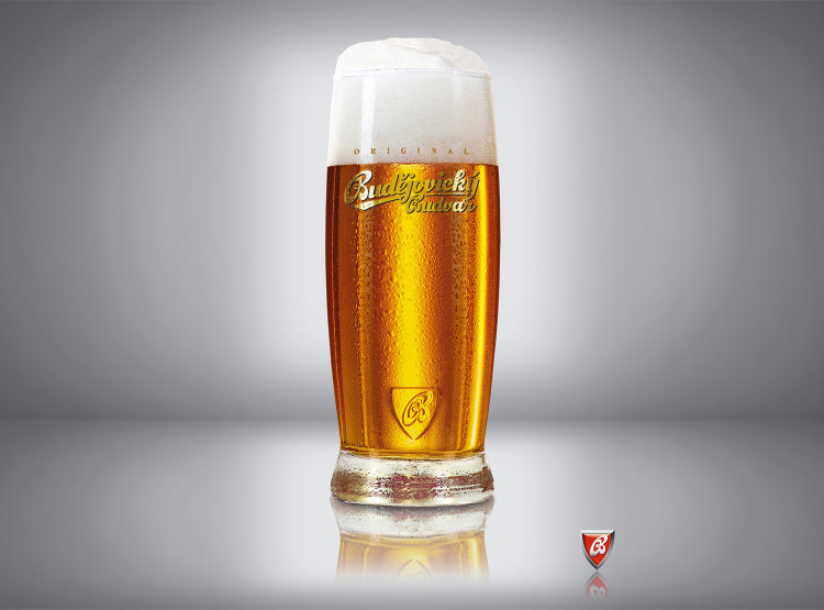 Premiová sklenice Budweiser Budvar