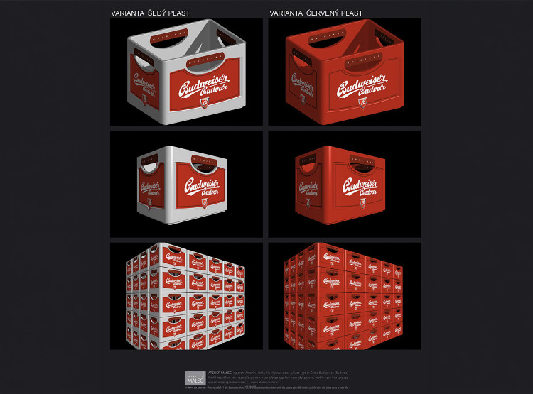 Přepravka pro Budweiser Budvar