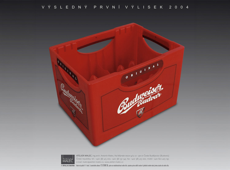 Přepravka pro Budweiser Budvar
